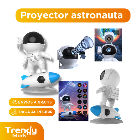 Rocket Astronauta Lampara Proyector