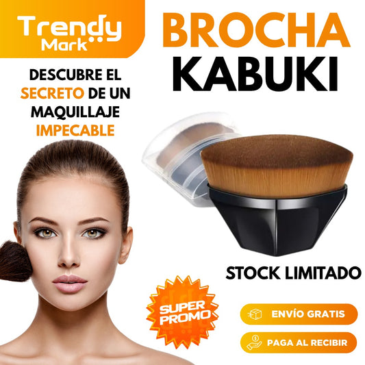 BROCHA PLANA KABUKI